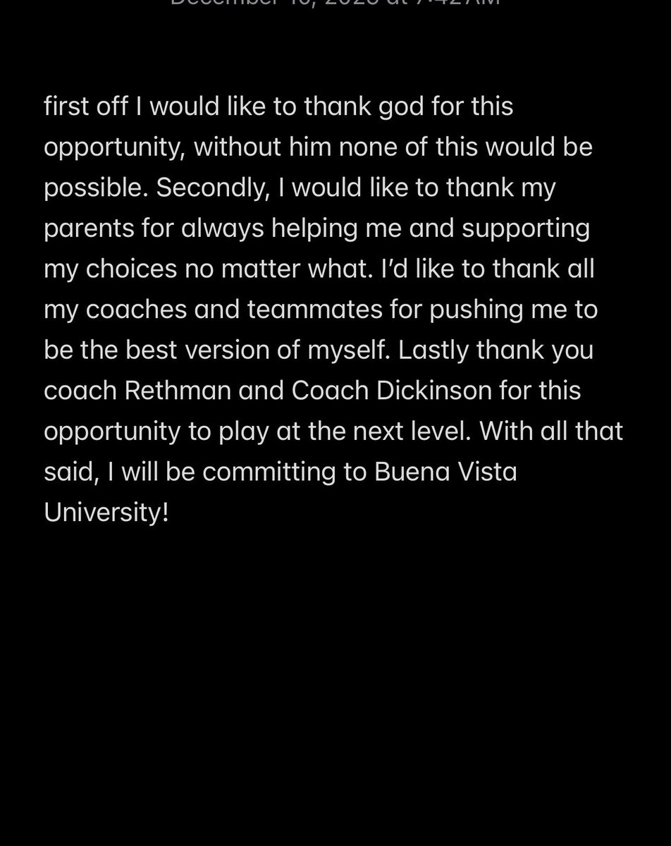 Committed !! #agtg <a href="/CoachRethman/">Tom Rethman</a> <a href="/Coach_Dickinson/">Austin Dickinson</a> <a href="/BVU_Football/">BVU Football</a> <a href="/RivFootball/">Riverside Football 🏈</a> <a href="/PrepRedzoneIA/">Prep Redzone Iowa</a>