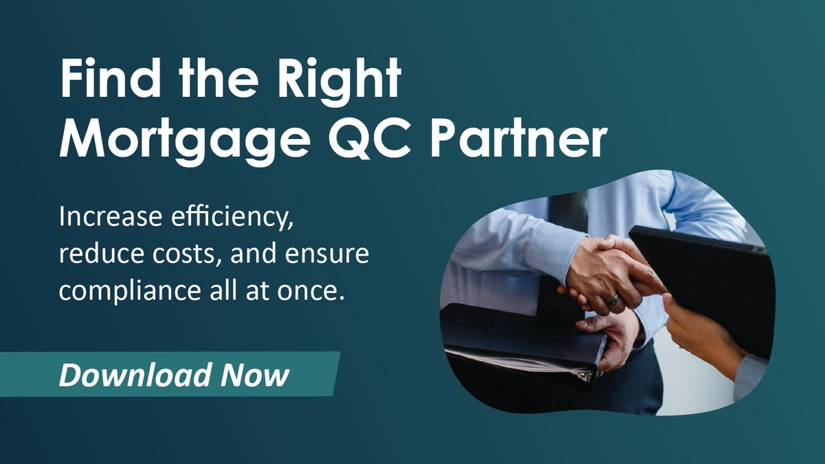 MetaMortgage's tweet photo. Having trouble selecting a mortgage quality control partner? Evaluating candidates can be very difficult. 

Download the free guide today to help perfect your strategy 👉 https://t.co/MTZfNURXky

#MortgageLending #QCPartnership https://t.co/vqIHOSNq9d