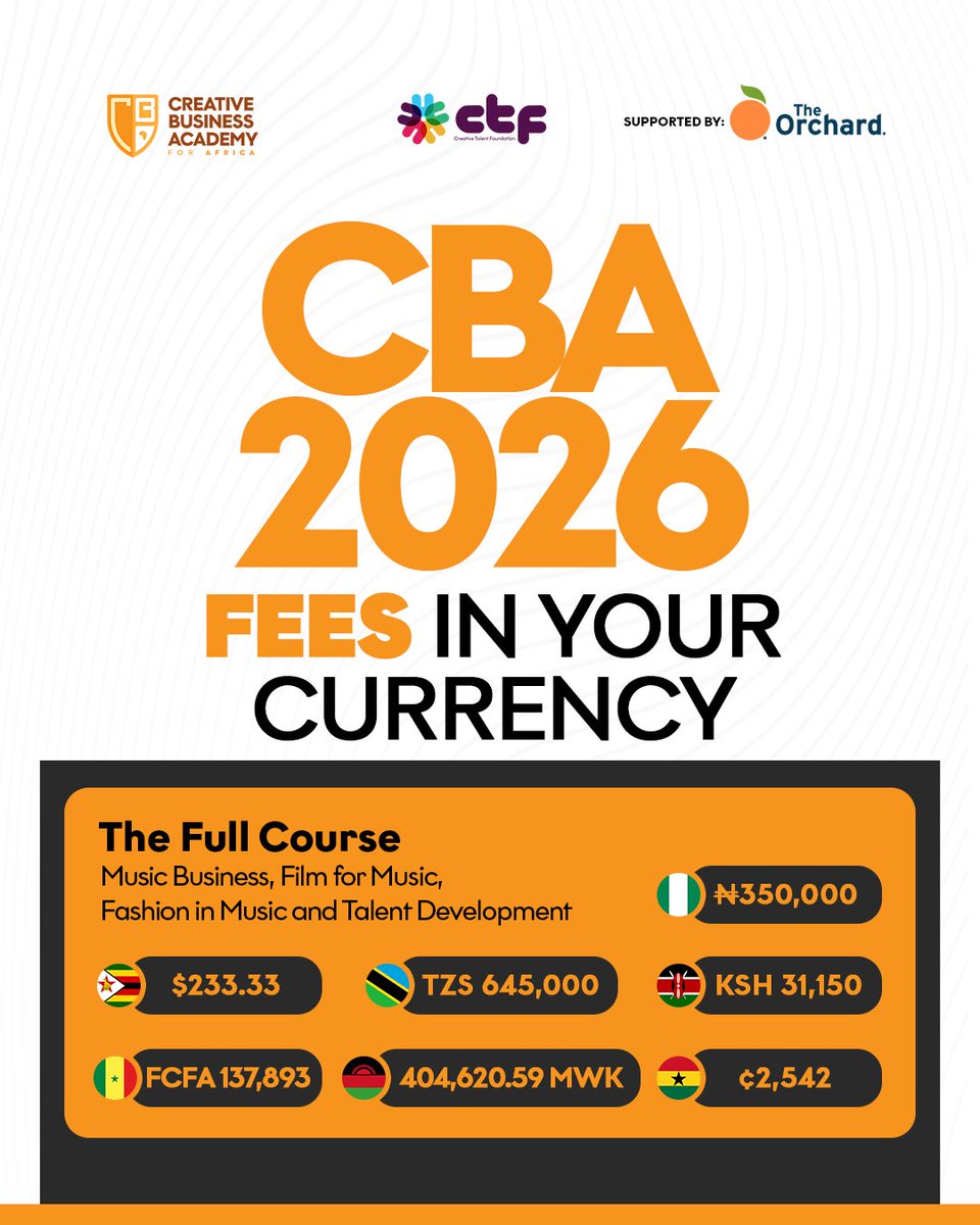 Creative Business Academy For Africa. tweet media