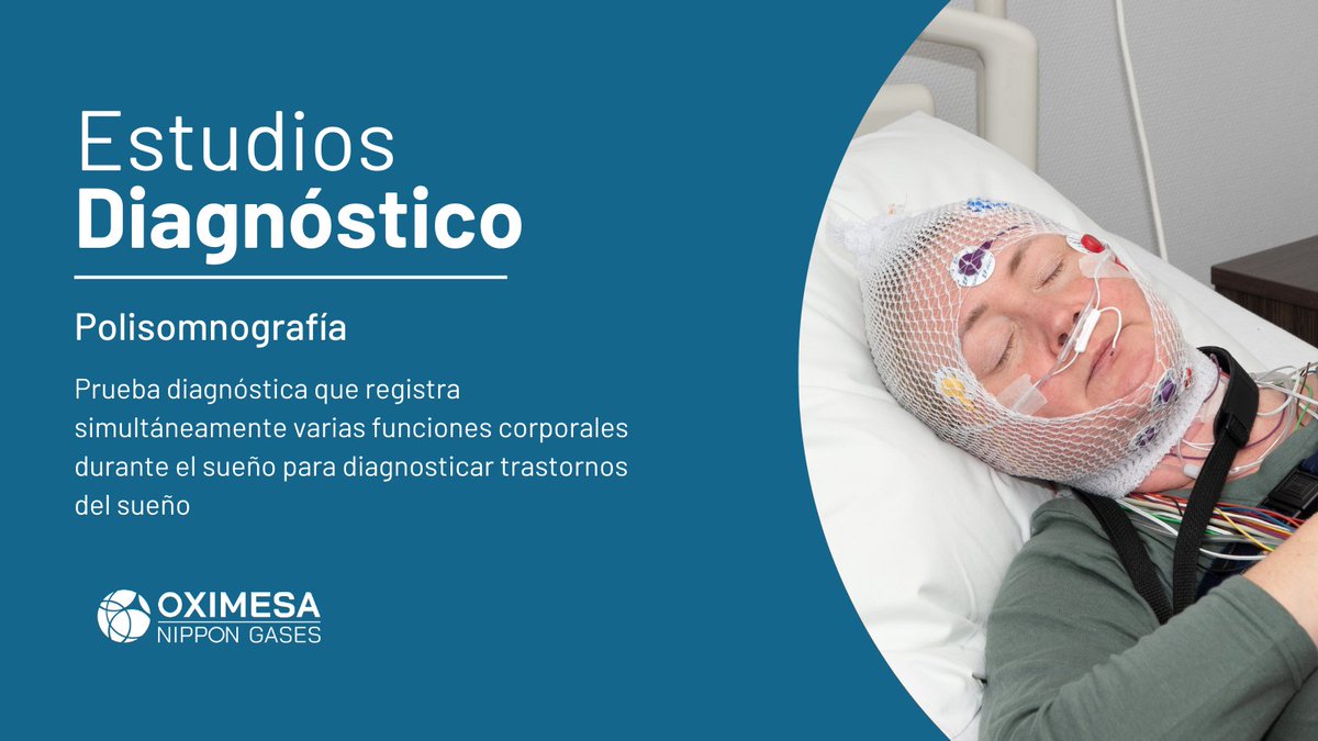 A través de una #polisomnografía es posible realizar un seguimiento de la actividad cerebral, de la respiración, del ritmo cardiaco, de la actividad muscular y de los niveles de oxígeno en la sangre mientras se duerme 💤 

f.mtr.cool/teokijblpe