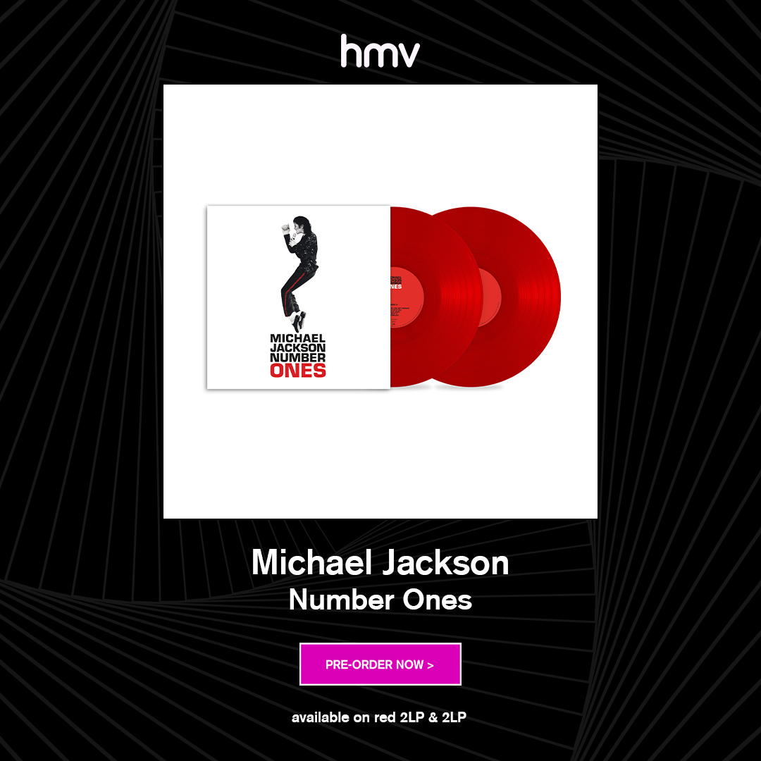 Available for the first time on vinyl, Number Ones features 18 of Michael  Jackson's biggest hits. This double-LP collection includes iconic tracks  across his discography, including “Billie Jean,” “Smooth Criminal\, image size:1080x1080