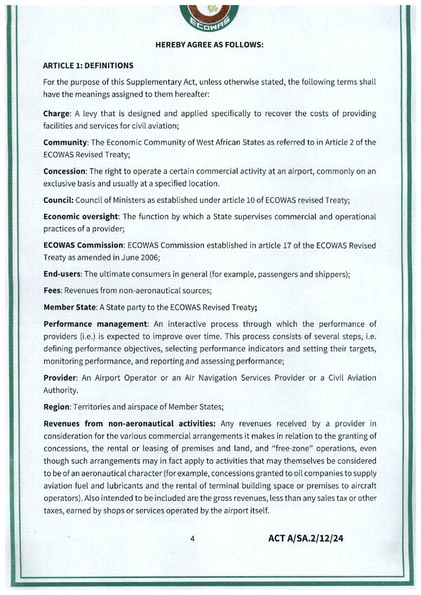 ecowas_cedeao's tweet image. ECOWAS adopts measures to reduce Air transport taxes and charges and lower the cost of air travel in west Africa, from 1st January 2026

The Heads of State and Government of the Economic Community of West African States (ECOWAS), at their December 2024 Summit in Abuja, adopted a…