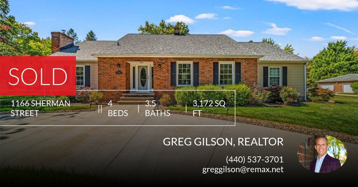 remaxgreg1's tweet photo. Sold! If you're considering selling your home, we should talk! Take a look at my recently sold listing in Geneva! Give me a call at (440) 537-3701 if you're ready to talk.

Greg Gilson, Realtor
RE/MAX... https://t.co/kK3EYoVDO1 https://t.co/MJbdAFz51v