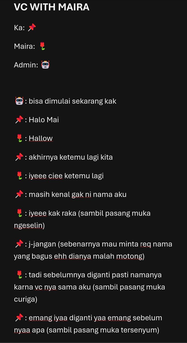 KakRaka09's tweet photo. Thank you VC today dek @Maira_JKT48 izin jan di cepuin ke ka trisha yaa🙏😭 serius aku di galakin tadi😭 tapi gak papa sihh aku suka bangett kalo kamu galakin😅 soalnya lucu banget kalo lagi galak dan marah², di tunggu ya live bareng cipeng lagi
#MaiCall https://t.co/d6dkm1lAZx