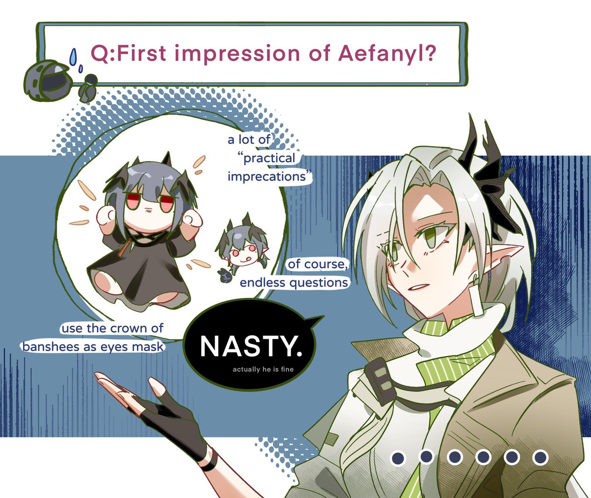 Yeyanye1112's tweet image. #Arknights #logos #nasti 

banshees first impressions Q&amp;amp;A