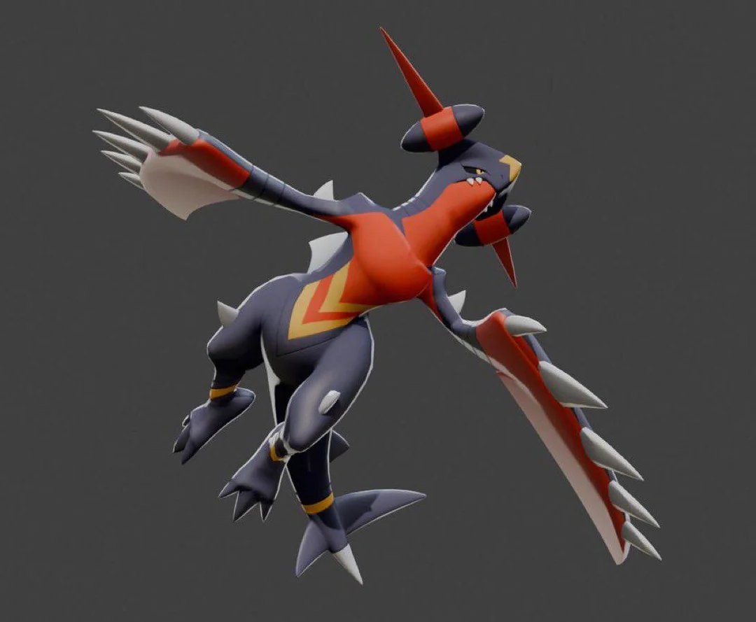 PokeDailyPost's tweet image. Mega Garchomp Z render be like:

#Pokemon #PokemonLegendsZA #MegaDimension #spoilers