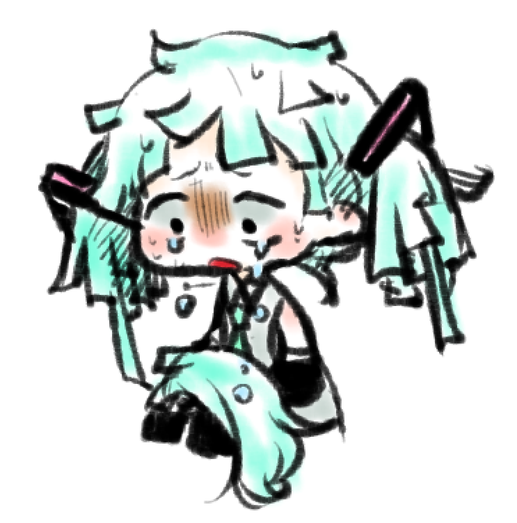 初音ミク 「髪切ったミクさん」|空どうふ@自分の作品集中中のイラスト
