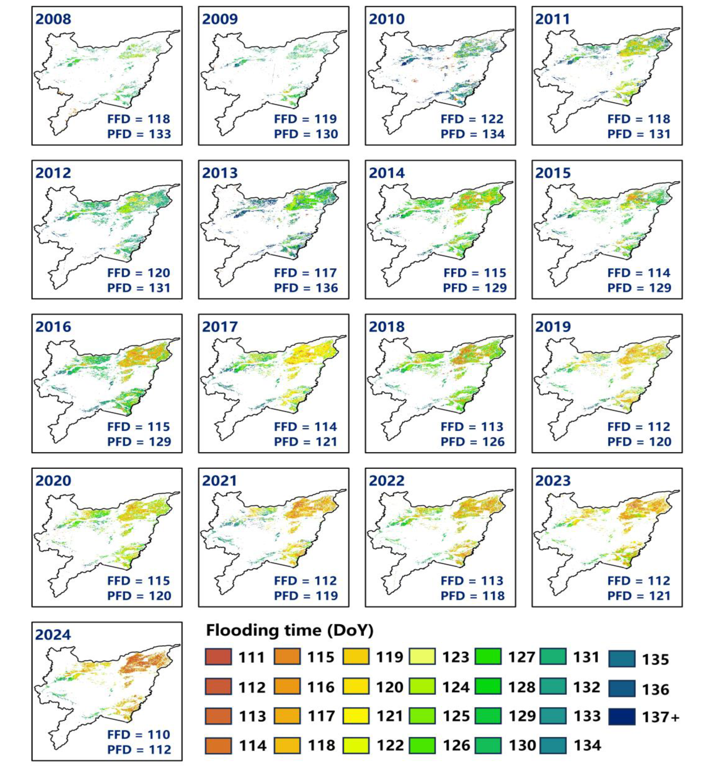 RemoteSens_MDPI's tweet photo. ๐ง๐พ Characterizing Changes in Paddy #Rice #Flooding Time over the Sanjiang Plain Using Moderate-Resolution Imaging #Spectroradiometer Time Series
โ๏ธ Xiangyu Ning et al.
๐ https://t.co/XDhaLg0kvv https://t.co/7mW7wSFO9a