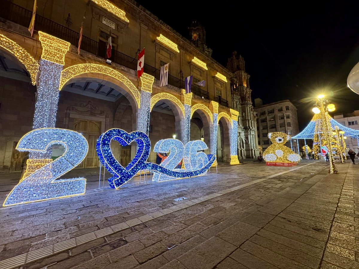¡Buenos días #SanLuisAmable! 🎄✨
Ya instalamos nuestro nuevo spot “2026” en el Centro Histórico. 📸

¡Visítenlo, tómense fotos y etiquétennos! 🌟