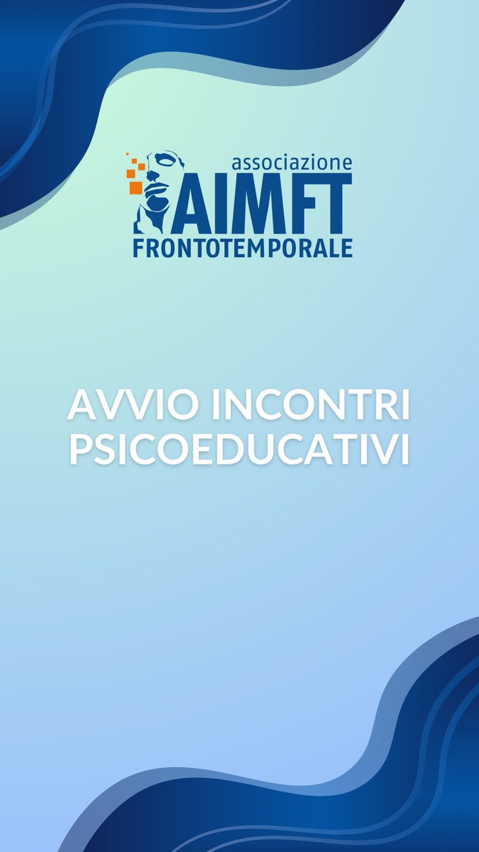 AIMFT informa: il 17 novembre ha preso avvio il primo ciclo di incontri psicoeducativi per caregiver di persone con Afasia Primaria Progressiva (PPA), un percorso realizzato anche con il patrocinio dell’Associazione Italiana Malattia Frontotemporale.
frontotemporale.it/2025/12/10/avv…