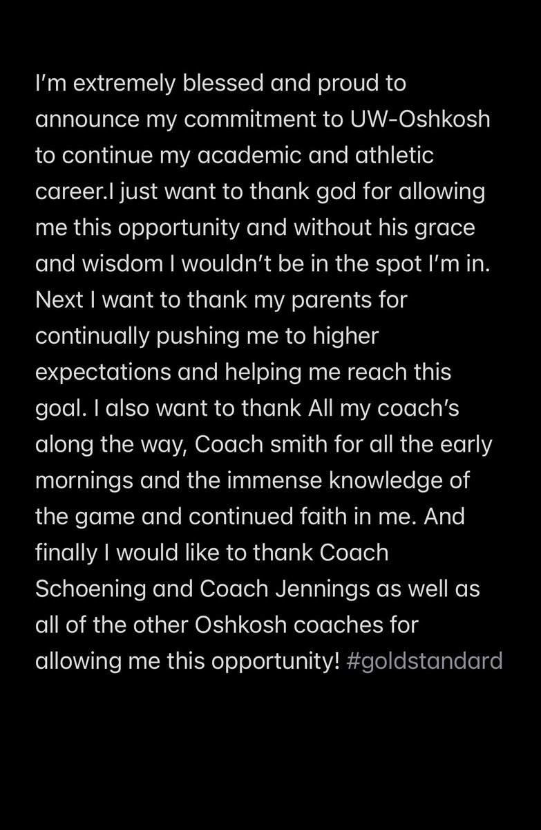 Committed⚡️⚡️<a href="/Coach_Schoening/">Maxwell R. Schoening</a> <a href="/PeteyBananas/">Peter Jennings</a> <a href="/UWOFootball/">UW-Oshkosh Football</a> <a href="/MJ_NFLDraft/">Mark Johnson</a>