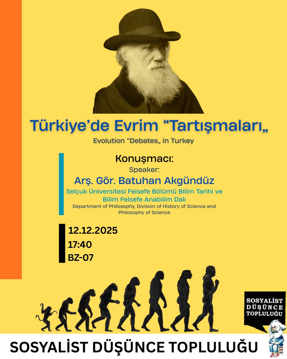Gazetebilim'den Batuhan Akgündüz'ün katılımıyla Türkiye'de Evrim "Tartışmaları" etkinliğimize tüm dostları bekleriz.

12.12.25
17:40
BZ-07
