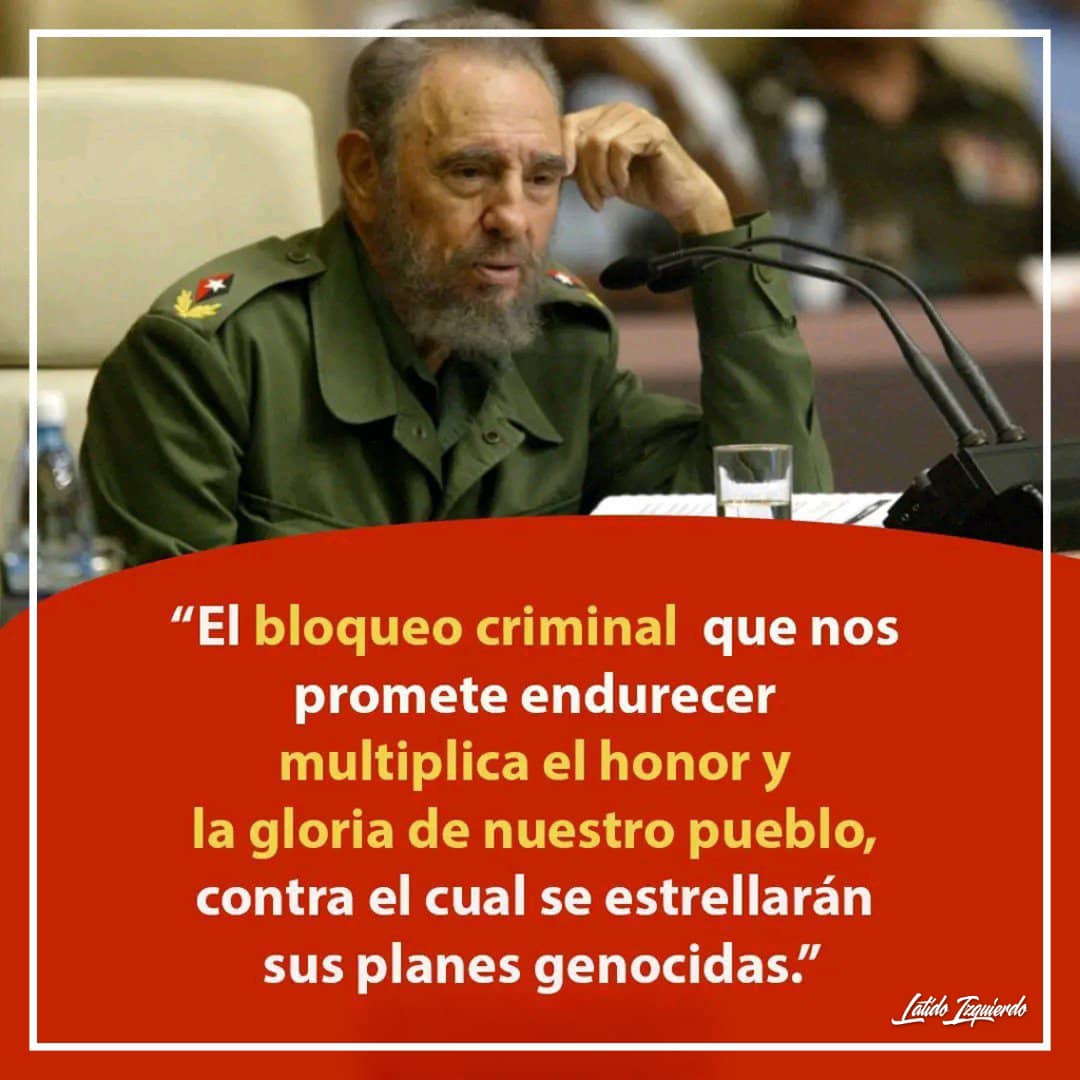 #TumbaElBloqueo #100AñosConFidel