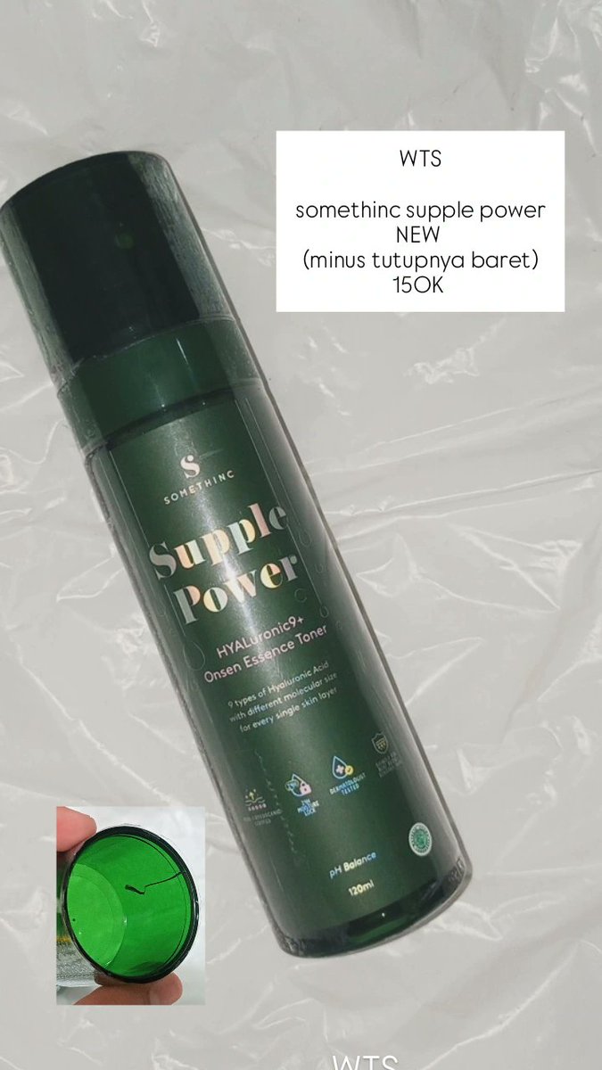 onicikhun's tweet photo. @KomunitasMurah  WTS

somethinc supple power
NEW 
(minus tutupnya baret) dijual karna aku jatuhin barangnya
Dom Semarang https://t.co/bRKrI7xk83