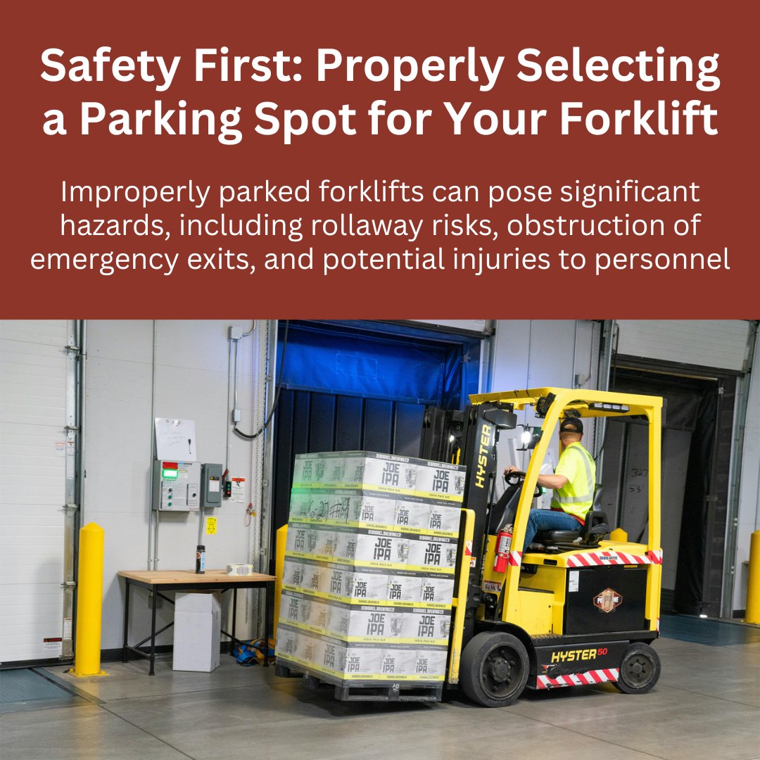 RueInsurance's tweet image. Operating a #forklift is a significant responsibility in any workplace that involves the movement of heavy materials. By adhering to the parking guidelines outlined in our latest blog, forklift operators can significantly reduce the risk of accidents.

rueinsurance.com/blog/safety-fi…