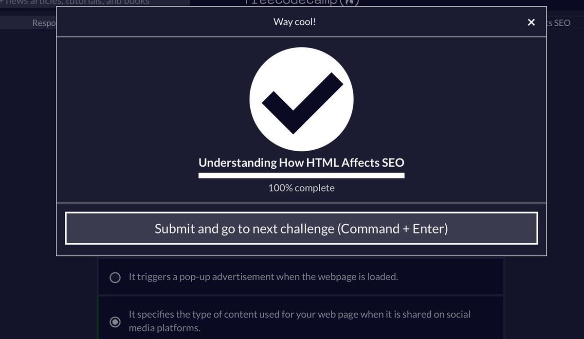 realaditrades's tweet image. 🔴 DAY 4 | Learning How To Code: 

Understanding How HTML Effects SEO. completed. ☑️ 

It’s time to build a “Travel Agency Page.”

I’m using @freeCodeCamp to learn. If any coders come across this, I’d love to connect. 

Tags: 

#HTML #CodingJourney #CodeNewbie #WebDevelopment…