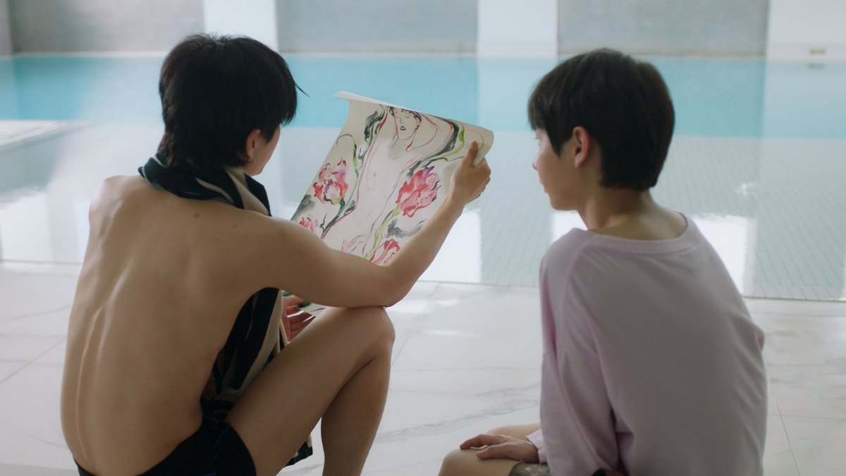 Nuchyfilm's tweet image. แอบชอบโทนสีในฉากสระว่ายน้ำ ออกมาหวานๆ โดยบังเอิญค่ะ นานๆจะสว่าง จะพาสเทลนะคะ #BurnoutSyndromeSeriesEP3