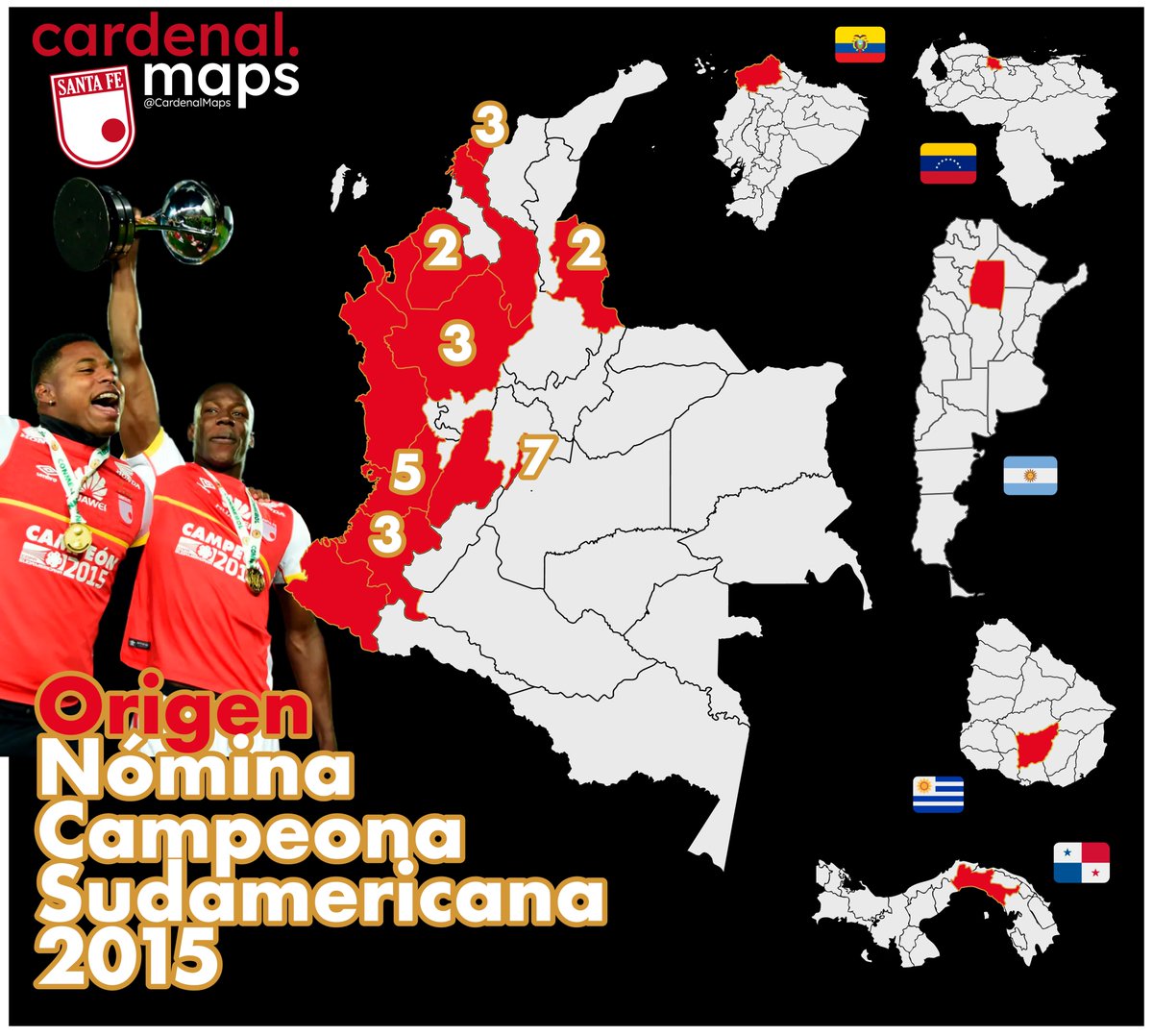 🏆🦁Origen Nómina Campeona de Sudamérica 2015