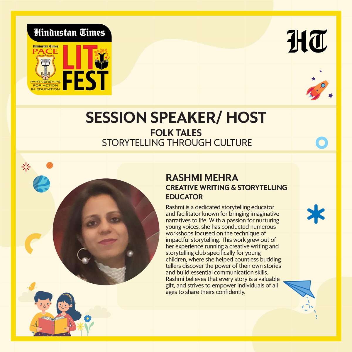 htTweets's tweet photo. #HTLitFest is calling!

Get ready to meet the storytellers, creators, and voices shaping the future of literature and art. From bestselling authors to iconic artists — the lineup is unreal.

The third edition of HT LitFest by Hindustan Times brings a powerful celebration of ideas, creativity, and unforgettable moments.

Speakers Reveal Starts NOW

12th–18th December 2025
Be there. Be inspired. Be transformed.
What to expect:
• Powerful conversations with authors, artists & storytellers
• Creative workshops, insights & behind-the-pages learning
• Ideas, inspiration & an unforgettable literary experience

#HTLitFest #HindustanTimes #LiteratureFestival @SaudAhsanUsmani | @seema_wm