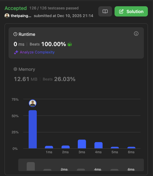 tpsoe's tweet image. Problem #26 is in the bag!  
Practicing Python on LeetCode. Onward to the next challenge! 
⏭️  leetcode.com/problems/longe…
#PythonDev #LeetCodeProgress