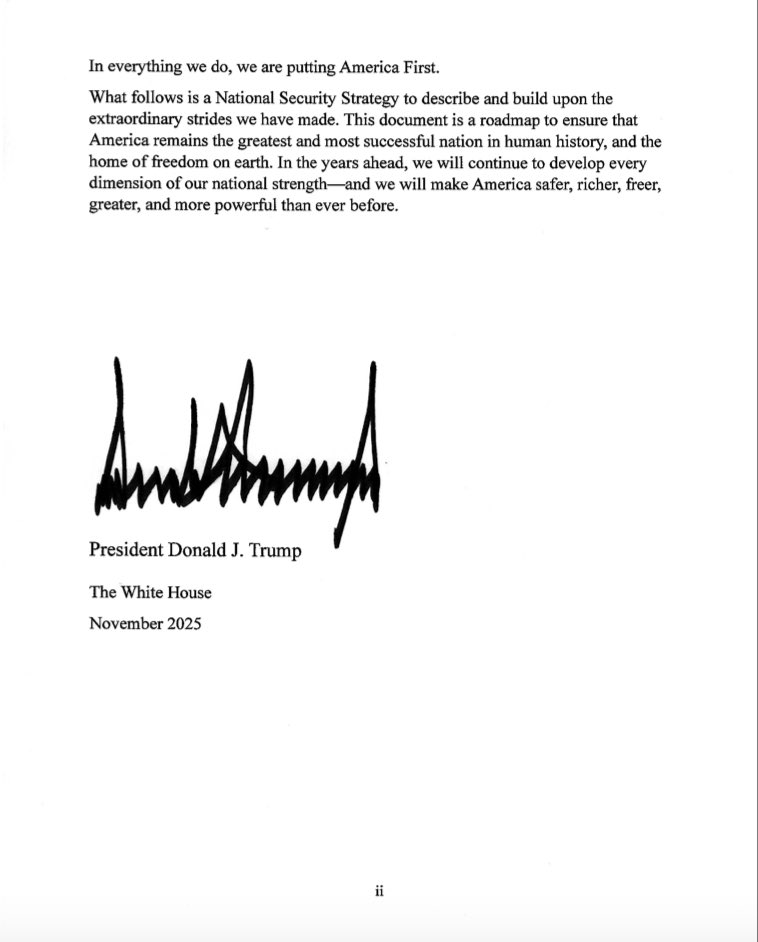 LBartoliniE's tweet photo. La reciente publicación de la #NationalSecurityStrategy 🇺🇸 vuelve a poner especial énfasis en la importancia estratégica que tiene su posición militar continental y finalmente, #AmericaparalosAmericanos como en su momento @RevistaFortuna lo adelantó https://t.co/GdiTz5NhMz https://t.co/x7801VvanV
