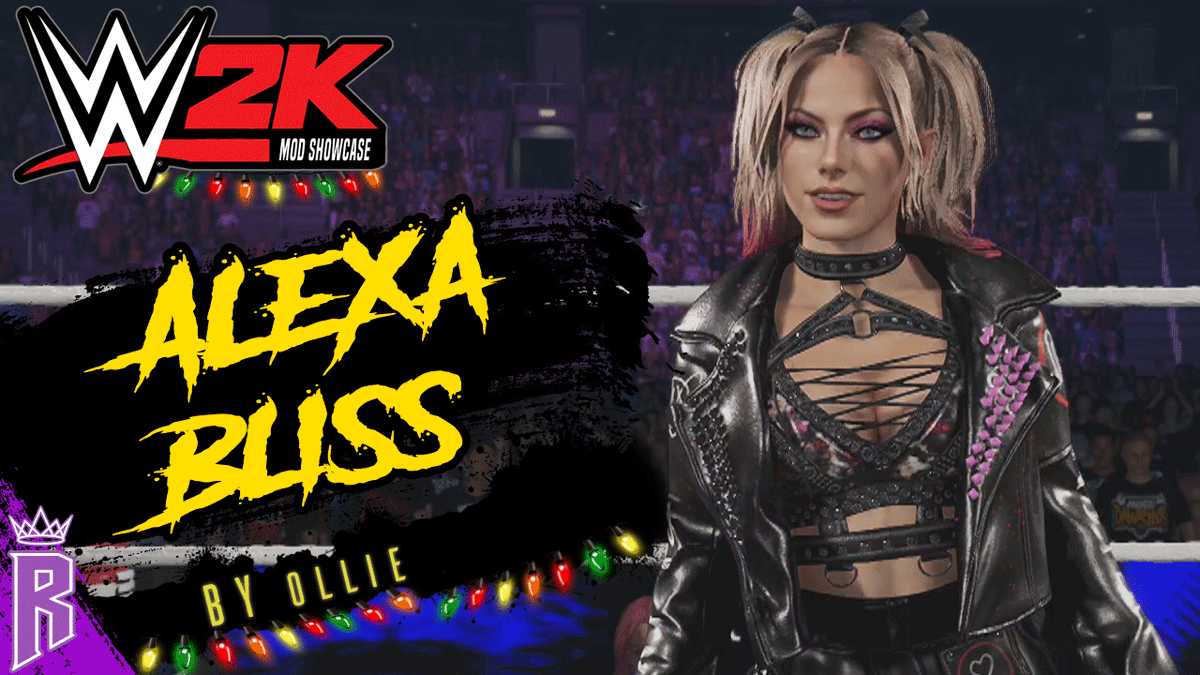 RevelleutionYT's tweet photo. WWE 2K25 Modmas: Alexa Bliss Mod #WWE2K25 #Modmas
https://t.co/cjBgaCoU1N https://t.co/oMdR9HOkaz