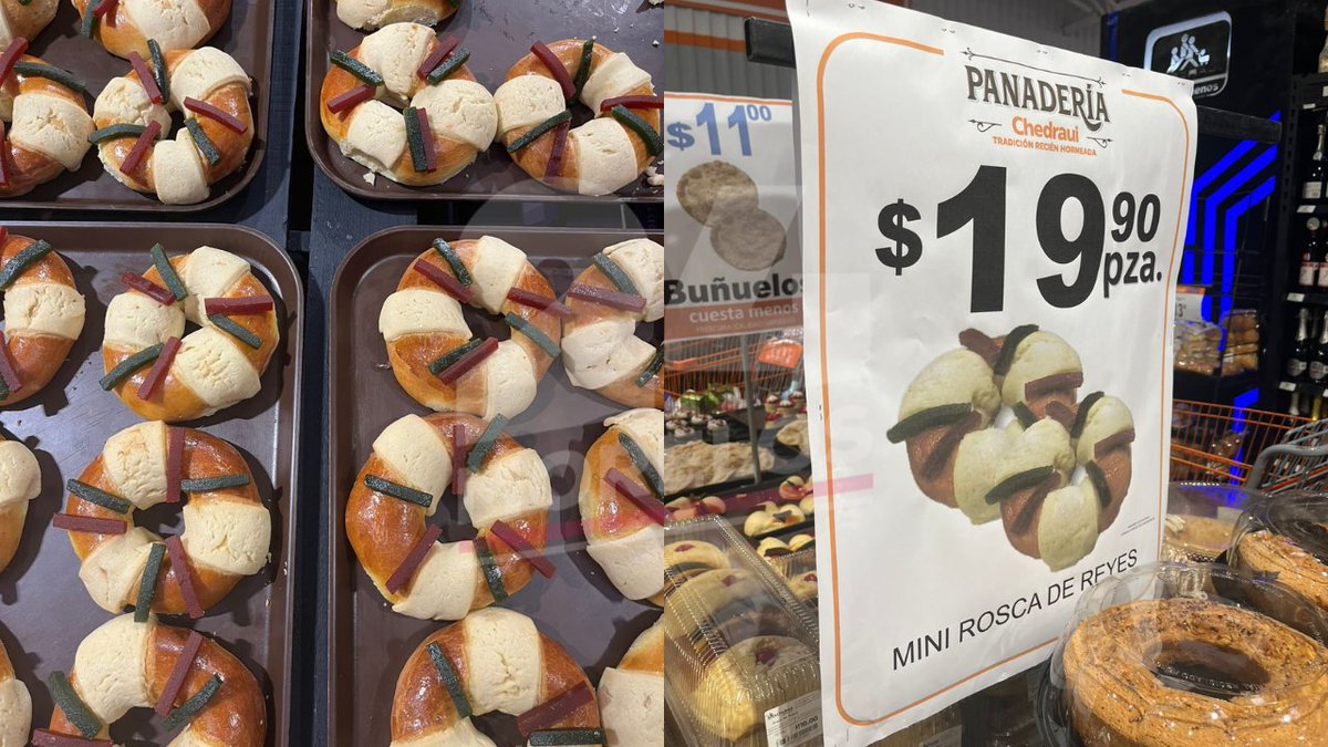 24_morelos's tweet photo. PARA LOS “COME SOLOS”: YA HAY MINI ROSCAS DE REYES EN EL SÚPER
Ya es diciembre, así que ver #roscas de Reyes en el súper ya no resulta tan extraño como en #noviembre.
Si lo tuyo no es compartir y prefieres el pan dulce de manera individual, en el #supermercado ya puedes encontrar mini roscas por tan solo 19 pesos.
Mientras llega la fecha del Día de #Reyes, ya puedes ir disfrutando de este rico y tradicional #pan.