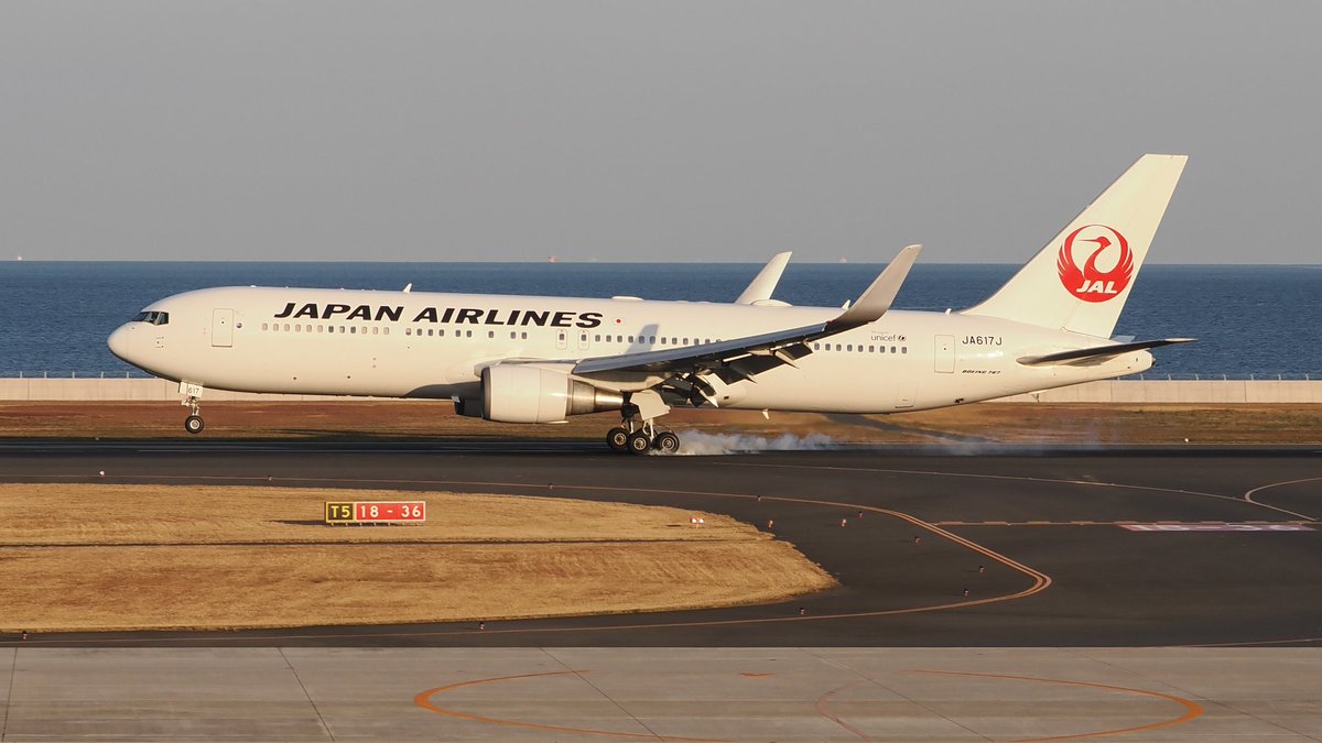 2025/12/9 Japan Airlines Boeing B767-346(ER/WL) JA617J at KKJ/RJFR