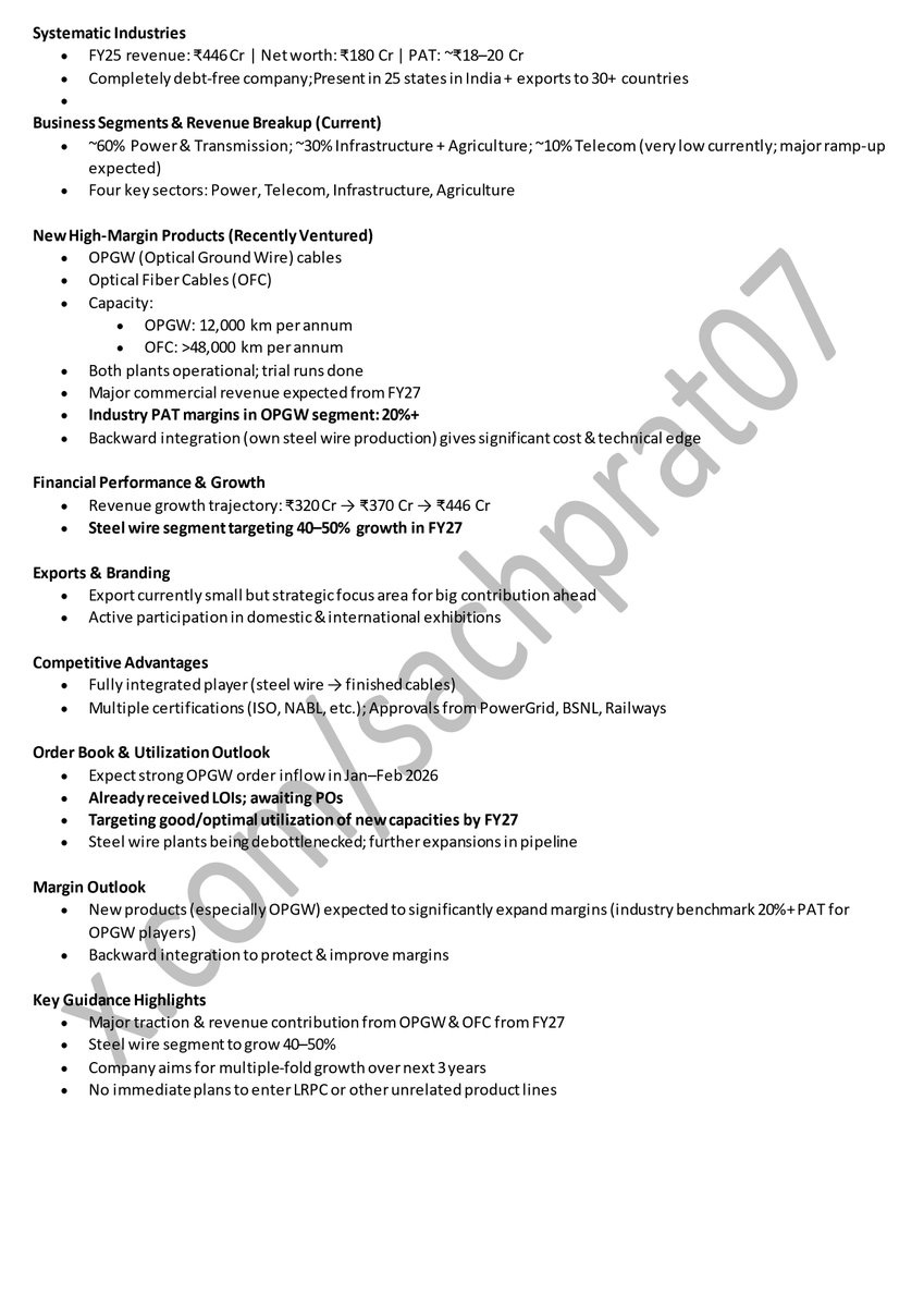 sachprat07's tweet image. Akmil Strategic Advisors / Philip Capital Bharat Conclave - Emerging Leaders Conference'26

Day 1:

▫️ Zappfresh (DSM Fresh Foods)
▫️ Sahaj Solar 
▫️ Systematic Industries
▫️ Apex Ecotech
▫️ Fabtech Technologies
▫️ Solar91 Cleantech Pvt Ltd

#Zappfresh #DSM #Sahaj #SahajSolar