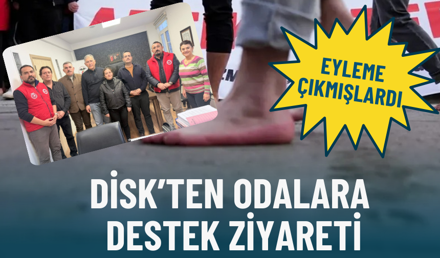 izgazete2's tweet photo. Eyleme çıkmışlardı: DİSK’ten odalara destek ziyareti
https://t.co/PWXKINSamQ https://t.co/dPAuJyvREL