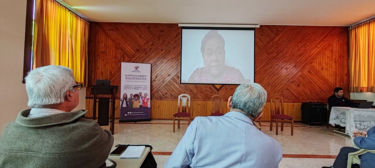 "La omisión es un delito. Las organizaciones de pacientes están volcadas a incidir. Trabajar por el trato humanista y digno en la salud es paz. Paz es garantizar el derecho a la salud"  <a href="/RigobertMenchu/">Rigoberta Menchú Tum</a> Nobel de paz nos acompaña hoy con <a href="/CoSaludEnAccion/">ColombiaSaludEnAcción</a> #AyerPacientesHoyVíctimas
