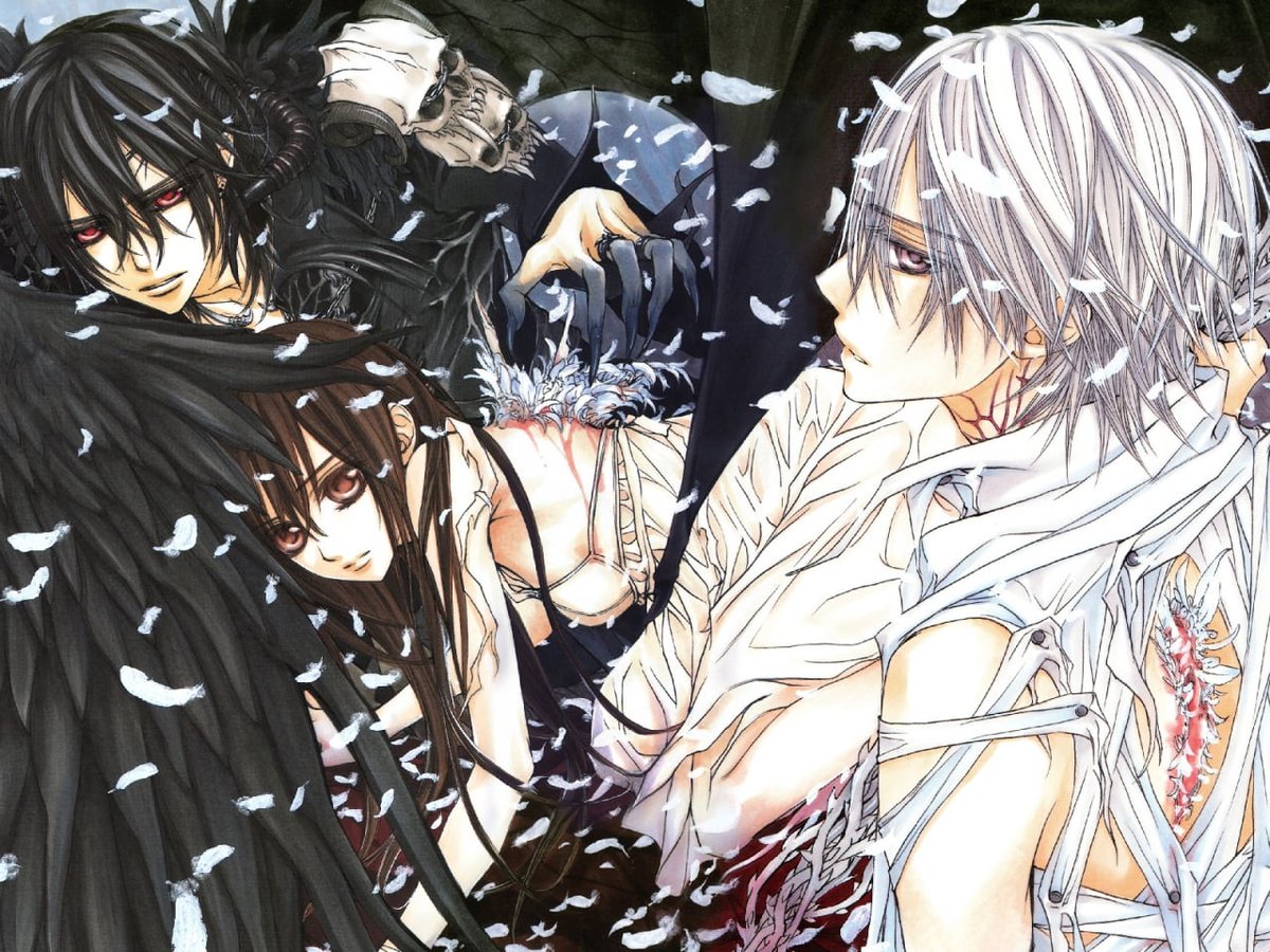 vampire knight is a unhinged MESS but can’t deny the art ATE 🔥