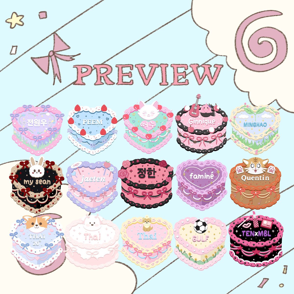 onlyMattchu's tweet photo. 𝗖𝗼𝗺𝗺𝗶𝘀𝘀𝗶𝗼𝗻 𝗼𝗽𝗲𝗻 🎂
รับออกแบบเค้ก
ო̤̮ ราคาโดเนทก้อนละ 100 บาท 
- แจ้งรายละเอียดที่ต้องการได้หมด
- เชิงพาณิชย์บวกเพิ่ม 200฿
- ระยะเวลาทำงาน 4-7 วัน

•₊ สอบถามเพิ่มเติมทาง DM (หรือทัก @callmevalrose)

#รับออกแบบของแจก #รับออกแบบgiveaway #commissionTH #รับทําสติกเกอร์ https://t.co/sB3AvyJRdg
