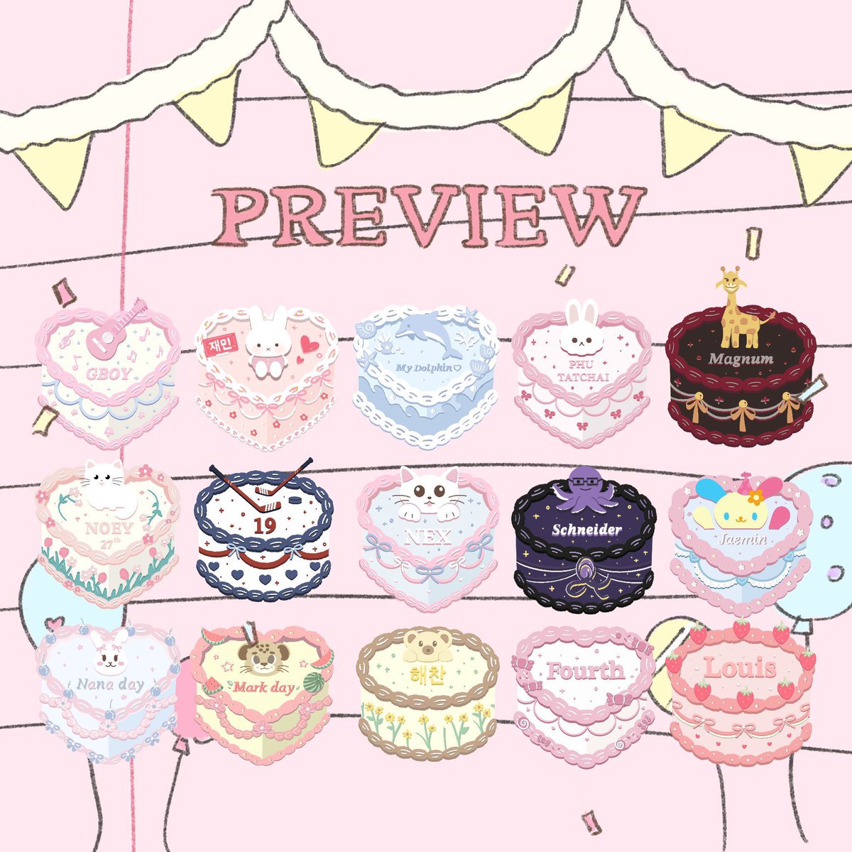 onlyMattchu's tweet photo. 𝗖𝗼𝗺𝗺𝗶𝘀𝘀𝗶𝗼𝗻 𝗼𝗽𝗲𝗻 🎂
รับออกแบบเค้ก
ო̤̮ ราคาโดเนทก้อนละ 100 บาท 
- แจ้งรายละเอียดที่ต้องการได้หมด
- เชิงพาณิชย์บวกเพิ่ม 200฿
- ระยะเวลาทำงาน 4-7 วัน

•₊ สอบถามเพิ่มเติมทาง DM (หรือทัก @callmevalrose)

#รับออกแบบของแจก #รับออกแบบgiveaway #commissionTH #รับทําสติกเกอร์ https://t.co/sB3AvyJRdg