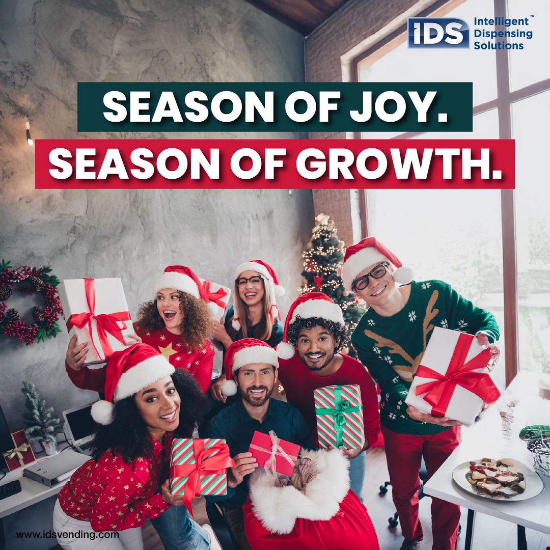 IDSVending's tweet photo. Season’s greetings from the IDSVending team! Here’s to a season of stability, success, and continued partnership!

https://t.co/bt6UKVZwBy

#IDSVending #SecureDispensing #HolidaySeason https://t.co/0PV1DZGRaw