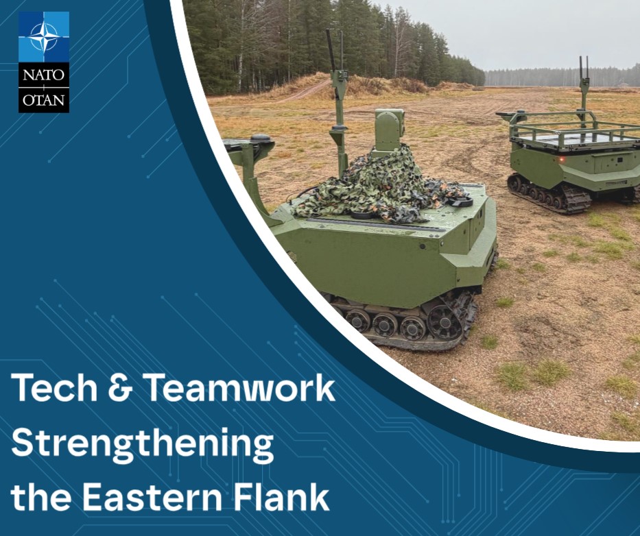 NATO_ACT's tweet photo. Icy sleet & freezing rain in #Finland๐ซ๐ฎ set the stage for NATOโs Eastern Flank Deterrence Line demo.
@LANDCMD led the trials with @NATO_ACT supporting through LCI-X, testing sensors & mobility tools in low visibility and frozen terrain: https://t.co/AN2ZrWqhhT
#WeAreNATO #LCIX https://t.co/9s8OtUtPmY