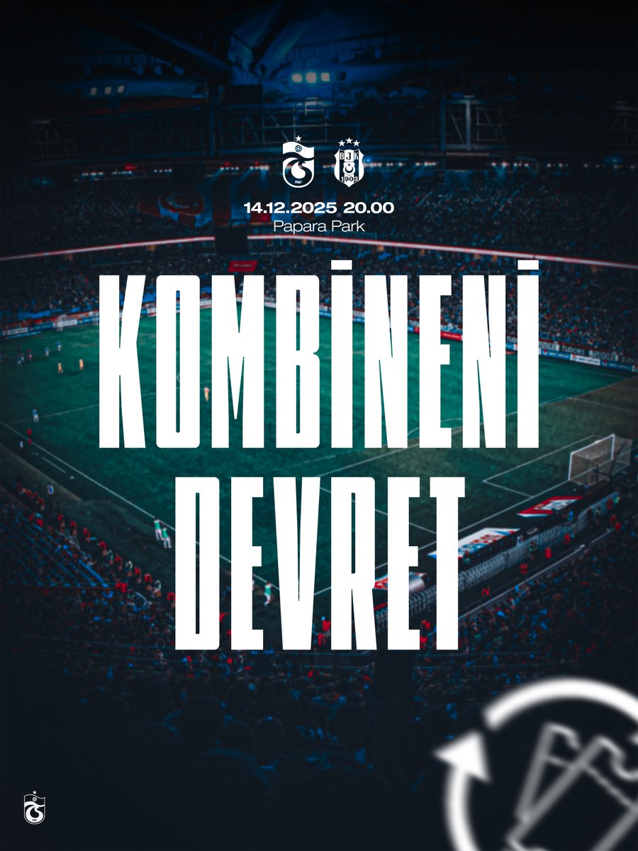 📢 Kombine sahibi olup takımımızın 14 Aralık Pazar günü saat 20.00’de oynayacağı Beşiktaş karşılaşmasına gelemeyecek taraftarlarımız kombinelerini Passolig internet sitesi ve mobil uygulama üzerinden kulübümüze devredebilmektedir.

📌 Takımımıza tribünde daha güçlü destek
