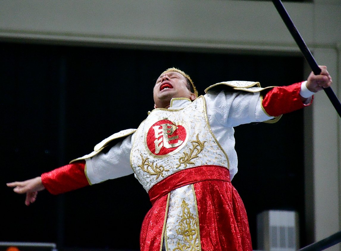 12月7日新日本プロレス@愛媛・鬼北町 YOSHI-HASHI選手&後藤洋央紀