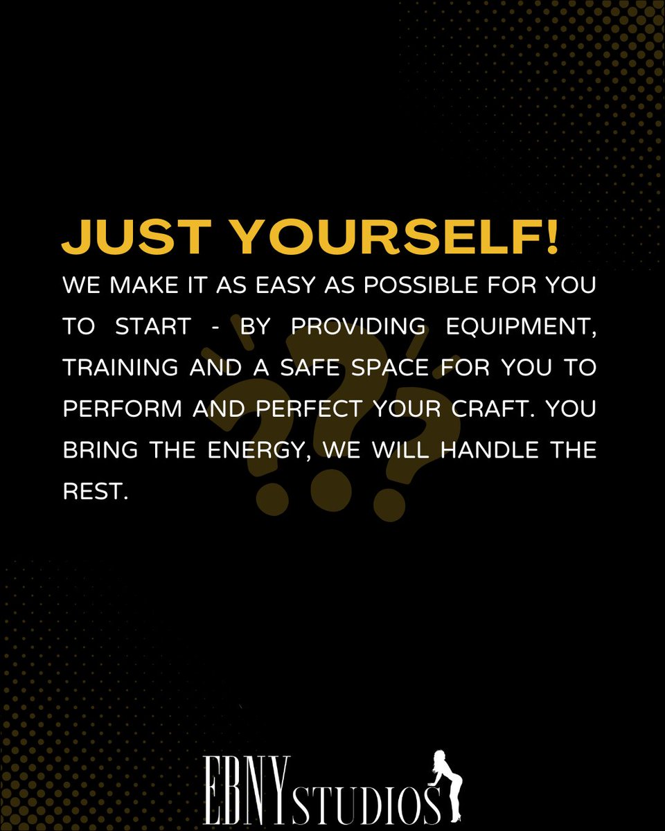 EBNYstudios's tweet photo. We make it easy for you to get started as webcam model, just bring yourself and good vibes. We will handle the rest 🎥⭐ https://t.co/nQISswmI5H