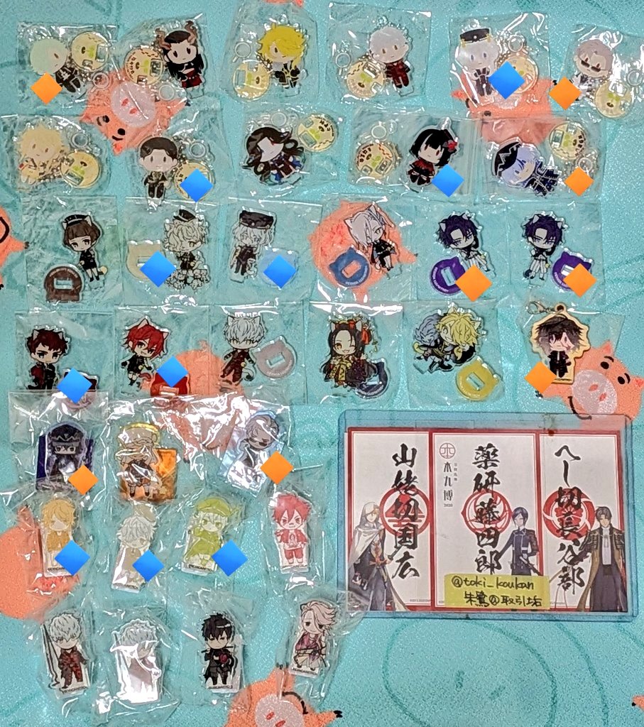 譲渡】刀剣乱舞 刀猫男子 ミニアクリル 御伴散歩 ミニキーホルダー