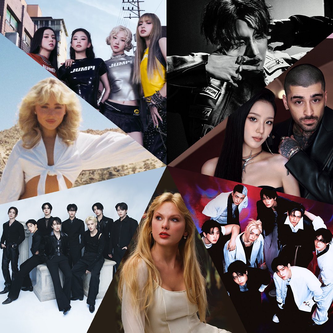 What was your favorite song of the year? 🎵🤩
Manchild #SabrinaCarpenter
The Fate of Ophelia #TaylorSwift
Eyes Closed #Zayn #Jisoo
Jump #Blackpink
Killin' It Girl #jhope
Lemon Drop #Ateez
Ceremony #StrayKids