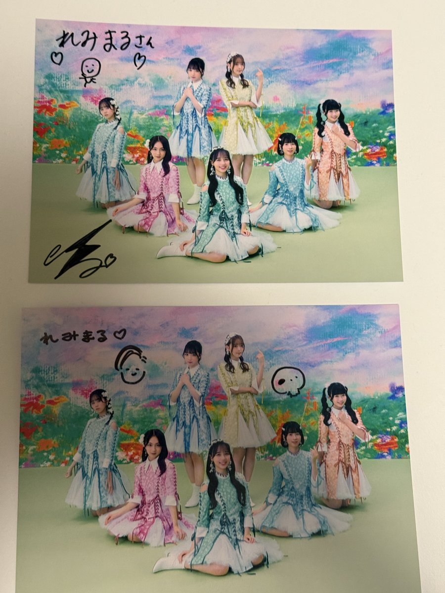 サリーちゃんの似顔絵は俺の外形を、 咲舞ちゃんの似顔絵は俺の内面を