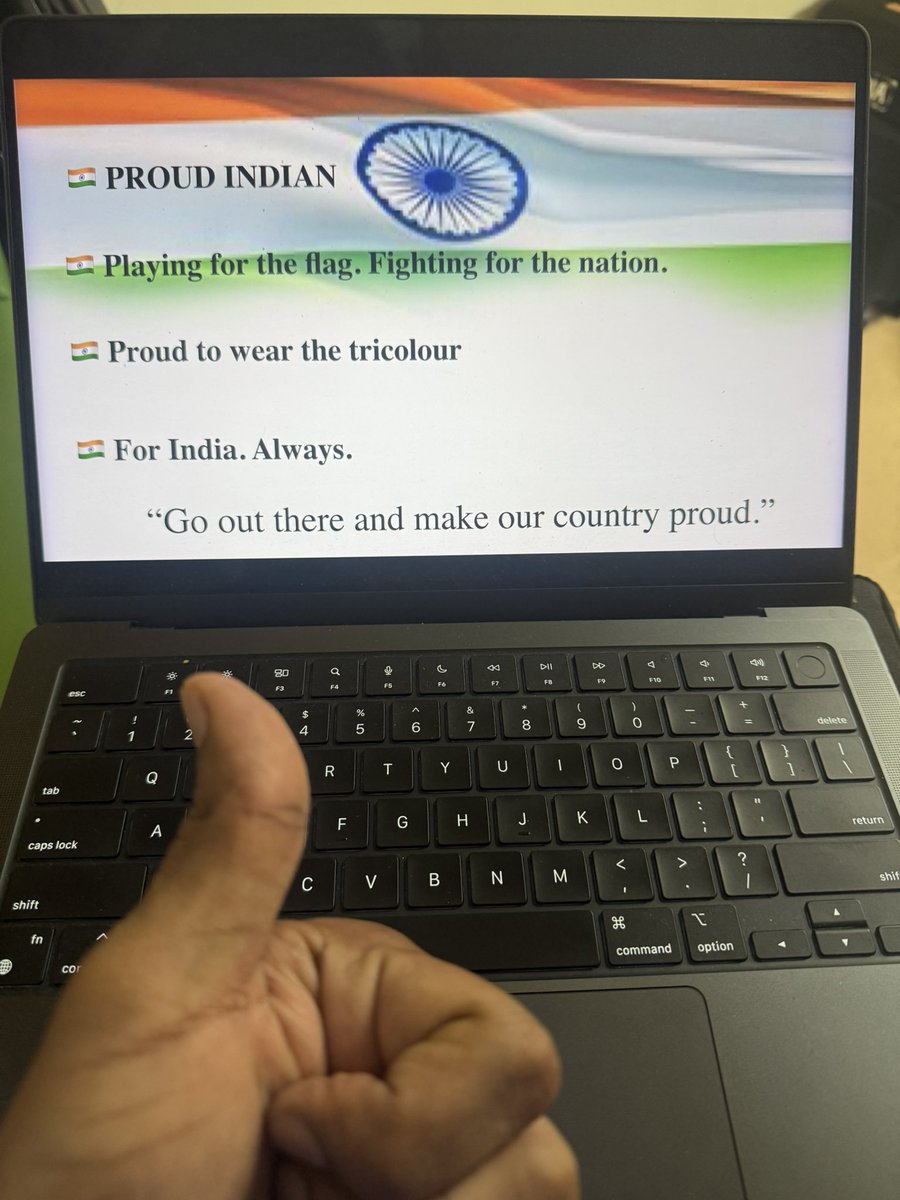 16Sreejesh's tweet photo. The last slide 🇮🇳

#Jaihind https://t.co/MotoW81OVk