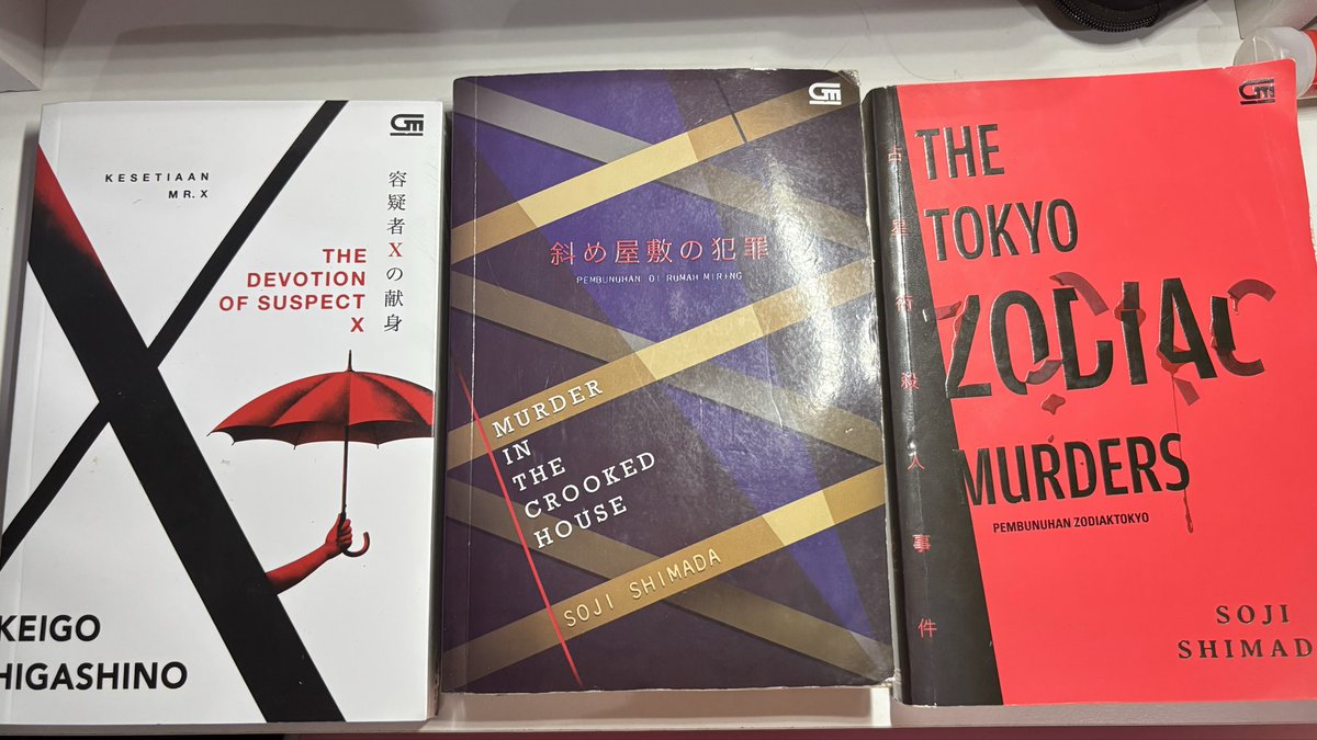 zootopkia's tweet photo. @gtauasli barangkali minat🩷

-tokyo zodiac murders 55k
-murder in the crooked house 65k
-the devotion of suspect (segel) 75k

bisa req 🍊 belum termasuk adm https://t.co/lnybWOzfr7
