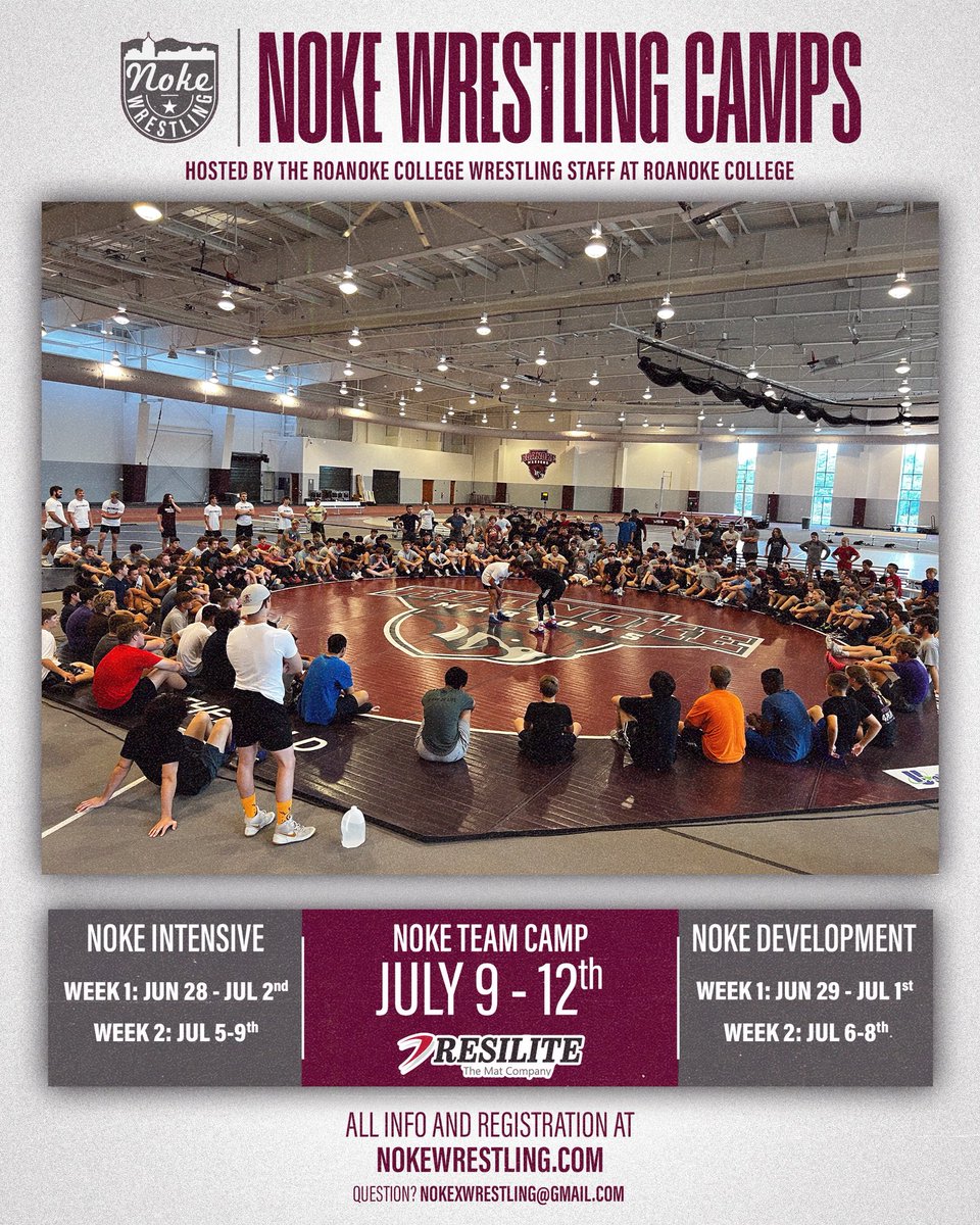 NokeWrestling's tweet photo. Need a last minute Christmas gift? 

Early bird registration is now open for all Noke Wrestling summer camps! From now until January 1st receive $50 off all camps! We can’t wait to see you next summer. 

➡️ https://t.co/hFnnF4JaVX

#ExpectToWin /// #GoNoke https://t.co/E03P1i7Mav