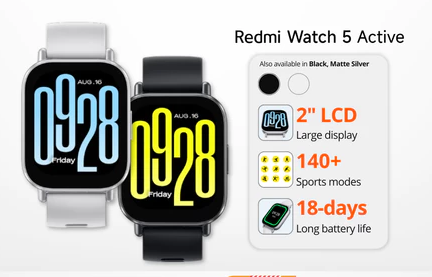 DealsByAfif's tweet photo. Redmi Watch 5 Active ni nampak simple tapi best juga.
Screen besar 2", bateri tahan, and health tracking dia cukup untuk daily use.

👉https://t.co/npDqiUFbhx

#RedmiWatch5Active #SmartwatchMalaysia #AfifRecommends https://t.co/Gs9yLSY4nU