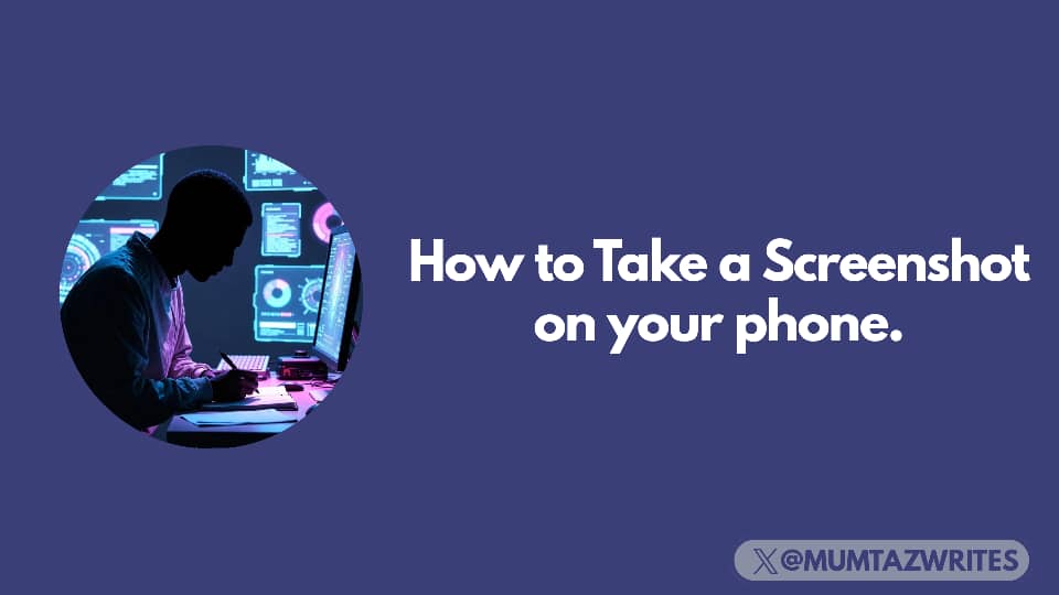WriteWithMumtaz's tweet image. Do you know? 
Some people aren't aware of how to take a screenshot on their phone.
HOW TO TAKE A SCREENSHOT ON YOUR PHONE 📱👇👇