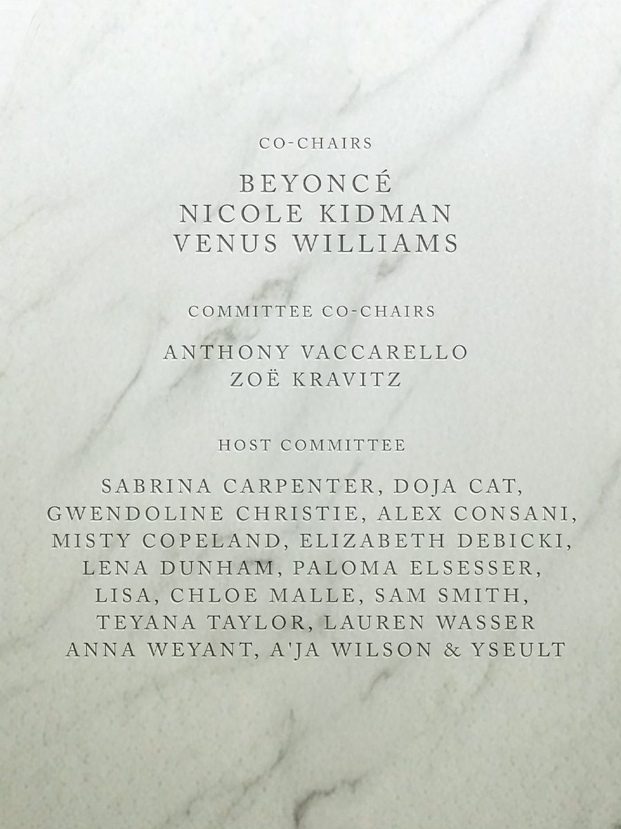 On Monday May 4th, #MetGala co-chairs <a href="/Beyonce/">BEYONCÉ</a>, Nicole Kidman, and <a href="/VenusWilliams/">Venus Williams</a> will welcome guests to the <a href="/metmuseum/">The Metropolitan Museum of Art</a> for an exhibition titled “Costume Art,” which will explore the relationship between clothing and the body beneath. And the news doesn’t end there: Anthony