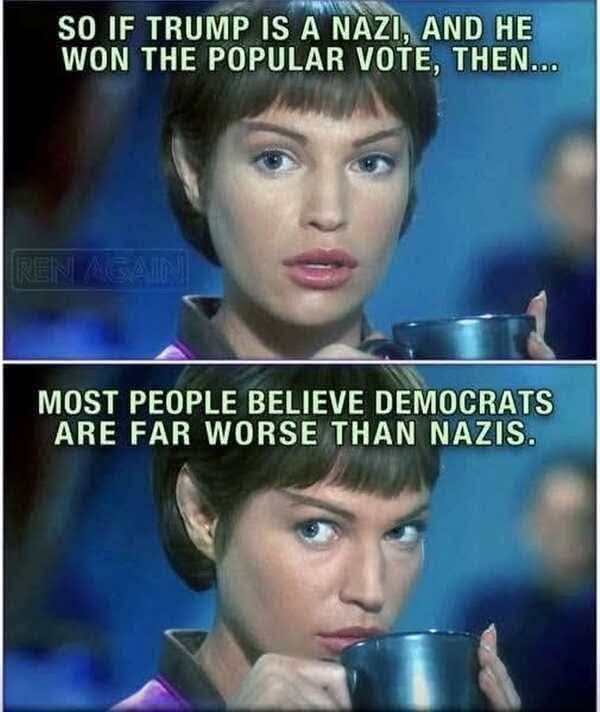 EffinTool's tweet photo. They are the Nazis though. At least their actions are. This is how retarded our nation has become, people follow words instead of actions. They speak like they're our savior, but their actions are very brown shirt, Nazi like. Socialist Nazi party. Key word, socialist, all lefty https://t.co/J2HZF5eNrJ