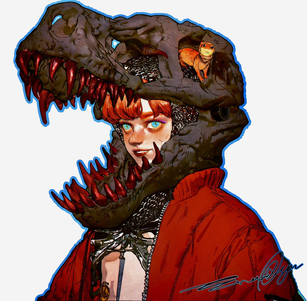 「Redtile」|Entei Ryuのイラスト
